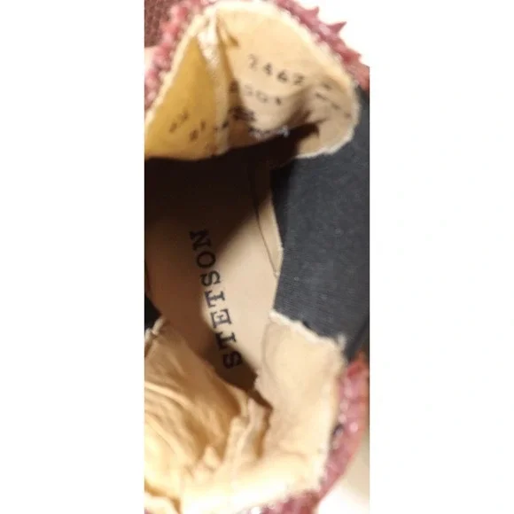 Stetson Python Snakeskin Print Chelsea Boots - Men's size 6.5 - Women's size 8 - Picture 16 of 16